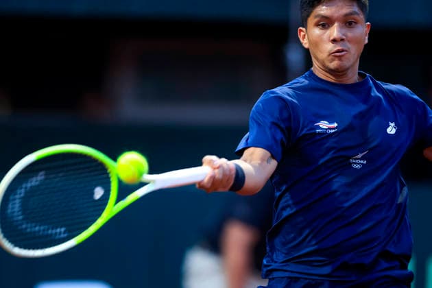 Tennis, Davis Cup, Chile - Serbia
