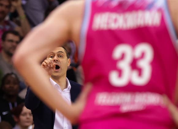 Head Coach Marko Stankovic Bonn and Patrick Heckmann Bonn , Telekom Baskets Bonn vs Science City Jena, easyCredit BBL, Matchday 19, Telekom Dome Bonn, 07 02 2026
