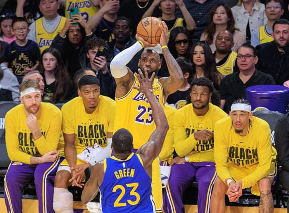 Basketball, NBA, Los Angeles Lakers - Golden State Warriors