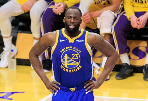 February 7, 2026, Los Angeles, California, USA: Draymond Green 23 of the Golden State Warriors during a regular season NBA, Basketball Herren, USA game against the Los Angeles Lakers on Saturday February 7, 2026 at Crypto.com Arena in Los Angeles, California. Lakers defeat Warriors, 105-99. JAVIER ROJAS PI Los Angeles USA - ZUMAp124 20260207_zaa_p124_035 Copyright: xJavierxRojasx