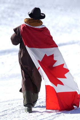 at the finish line of a women s downhill alpine skiing race at the 2026 Winter Olympics in Cortina, Italy, on Saturday, February 8, 2026.  Copyright: xDavidexSpada LaPressex