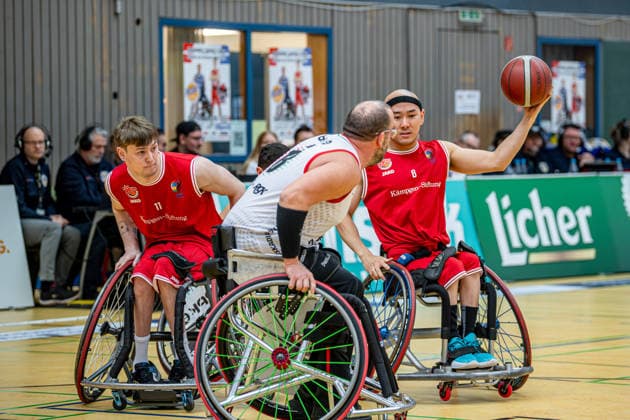 IWBF ChampionsCup RBC Köln 99ers BBK Bidaideak Bilbao, 08 02 26 Ryuga Akaishi Köln 99ers, 8 , Jack Long Köln 99ers, 11 , Asier Garcia BBK Bidaideak Bilbao, 13 IWBF ChampionsCup RBC Köln 99ers BBK Bidaideak Bilbao Wetzlar, 08 02 26 Copyright: xBEAUTIFULxSPORTS Roeczeyx