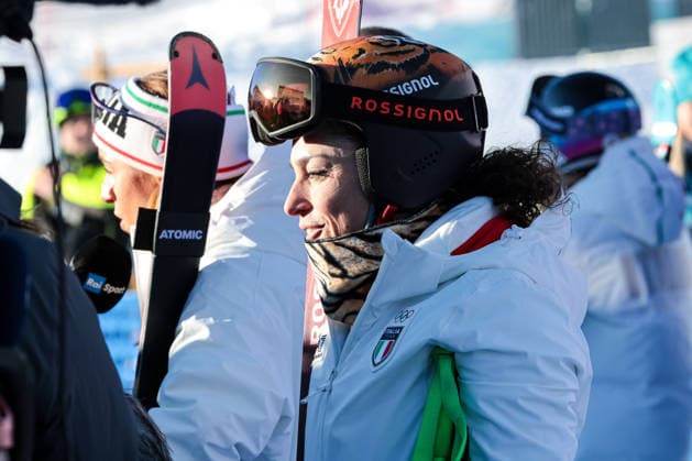 Federica Brignone (ITA) during the recognition prior the Olympic Winter games, Winterspiele,Spiele, Summer games Milano-Cortina 2026, Alpine Skiing Women s Downhill on February 08, 2026 at Tofane Alpine Skiing Centre in Cortina d Ampezzo, Italy  Copyright: xLucianoxMariaxBisi IPAxSportx xipa-agency.netx xx IPA_71117888 IPA_Agency_IPA71117888