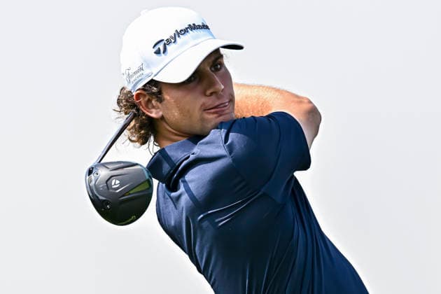 QATAR MASTERS 2026-GOLF TOURNAMENT FINAL ROUND Angel Ayora Spain tees off on the first hole during round four of the Qatar Masters 2026 golf tournament at the Doha Golf Club in Doha, Qatar, on February 8, 2026. DOHA Qatar Copyright: xNOUSHADx