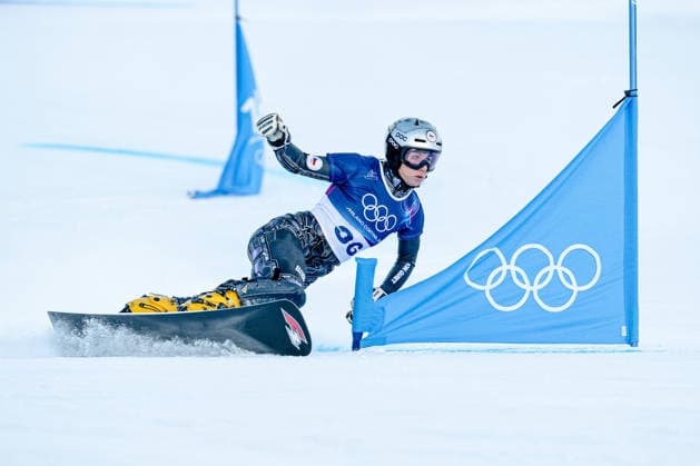 XXV Winter Olympic Games, Olympische Spiele, Olympia, OS Snowboarding - Women s Parallel Giant Slalom,Qualification, February 8, 2026, Livigno. Ester Ledecka from Czechia. (CTKxPhoto DavidxTanecek) CTKPhotoP2026020802130  CTKPhotoP2026020802130