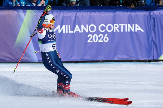 Breezy Johnson (USA) during the Olympic Winter games, Winterspiele,Spiele, Summer games Milano-Cortina 2026, Alpine Skiing Women s Downhill on February 08, 2026 at Tofane Alpine Skiing Centre in Cortina d Ampezzo, Italy  Copyright: xLucianoxMariaxBisi IPAxSportx xipa-agency.netx xx IPA_71120464 IPA_Agency_IPA71120464