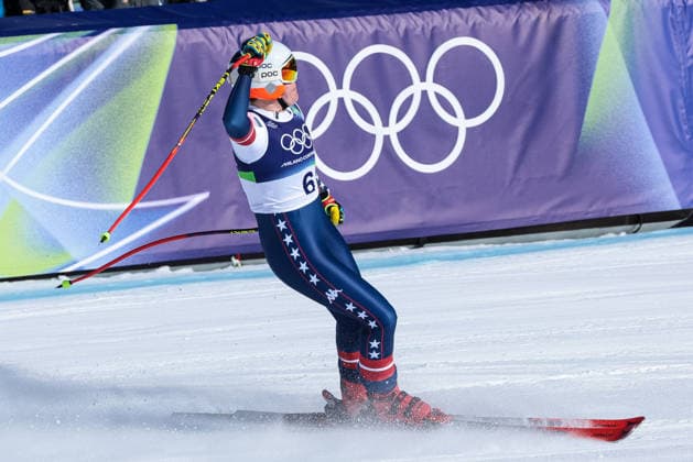 Breezy Johnson (USA) during the Olympic Winter games, Winterspiele,Spiele, Summer games Milano-Cortina 2026, Alpine Skiing Women s Downhill on February 08, 2026 at Tofane Alpine Skiing Centre in Cortina d Ampezzo, Italy  Copyright: xLucianoxMariaxBisi IPAxSportx xipa-agency.netx xx IPA_71120470 IPA_Agency_IPA71120470