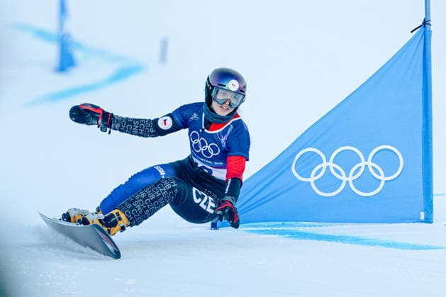 XXV Winter Olympic Games, Olympische Spiele, Olympia, OS Snowboarding - Women s Parallel Giant Slalom,Qualification, February 8, 2026, Livigno. Zuzana Maderova from Czechia. (CTKxPhoto DavidxTanecek) CTKPhotoP2026020802179  CTKPhotoP2026020802179