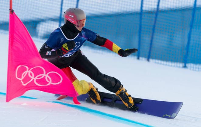 OLYMPICS - Winter Olympic Games, Olympische Spiele, Olympia, OS Milano Cortina 2026 LIVIGNO,ITALY,08.FEB.26 - OLYMPICS, SNOWBOARD - Winter Olympic Games Milano Cortina 2026, Parallel Giant Slalom, Cheyenne Loch (GER). qualification, women, men. Image shows  GEPAxpictures xWolfgangxGrebien