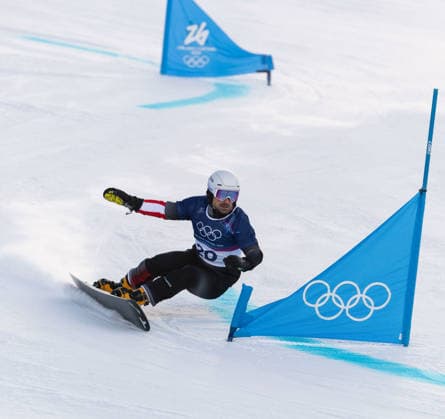 OLYMPICS - Winter Olympic Games, Olympische Spiele, Olympia, OS Milano Cortina 2026 LIVIGNO,ITALY,08.FEB.26 - OLYMPICS, SNOWBOARD - Winter Olympic Games Milano Cortina 2026, Parallel Giant Slalom, Alexander Payer (AUT). qualification, women, men. Image shows  GEPAxpictures xWolfgangxGrebien