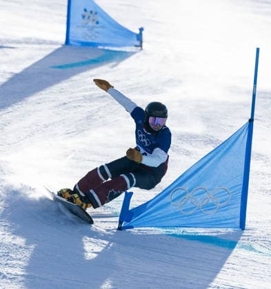 OLYMPICS - Winter Olympic Games, Olympische Spiele, Olympia, OS Milano Cortina 2026 LIVIGNO,ITALY,08.FEB.26 - OLYMPICS, SNOWBOARD - Winter Olympic Games Milano Cortina 2026, Parallel Giant Slalom, Arnaud Gaudet (CAN). qualification, women, men. Image shows  GEPAxpictures xWolfgangxGrebien