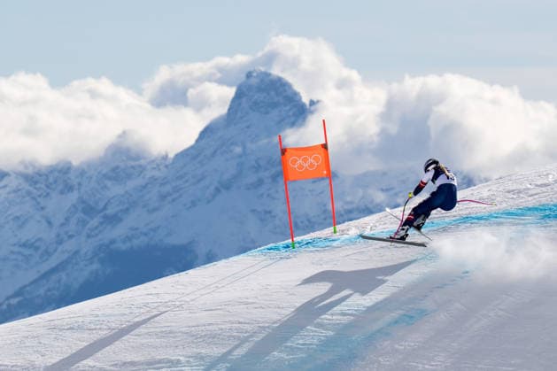Milano Cortina 2026, Alpine skiing, women, downhill, crash of Lindsey Vonn