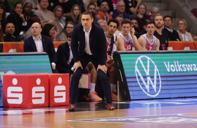 Head Coach Marko Stankovic Bonn , Telekom Baskets Bonn vs Science City Jena, easyCredit BBL, Matchday 19, Telekom Dome Bonn, 7 February 2026