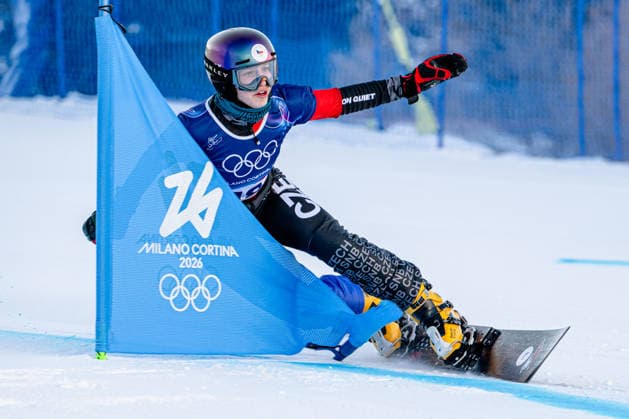 XXV Winter Olympic Games, Olympische Spiele, Olympia, OS Snowboarding - Women s Parallel Giant Slalom,Qualification, February 8, 2026, Livigno. Zuzana Maderova from Czechia. (CTKxPhoto DavidxTanecek) CTKPhotoP2026020802445  CTKPhotoP2026020802445