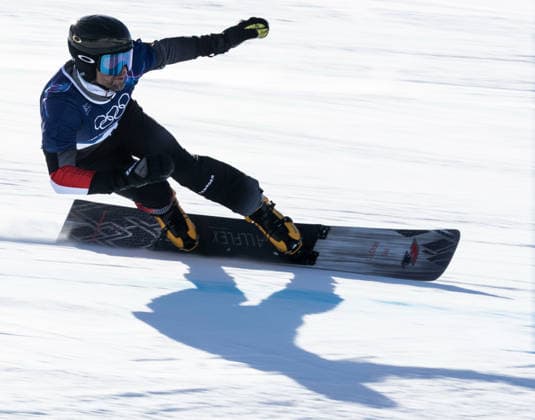 OLYMPICS - Winter Olympic Games, Olympische Spiele, Olympia, OS Milano Cortina 2026 LIVIGNO,ITALY,08.FEB.26 - OLYMPICS, SNOWBOARD - Winter Olympic Games Milano Cortina 2026, Parallel Giant Slalom, Andreas Prommegger (AUT). qualification, women, men. Image shows  GEPAxpictures xWolfgangxGrebien