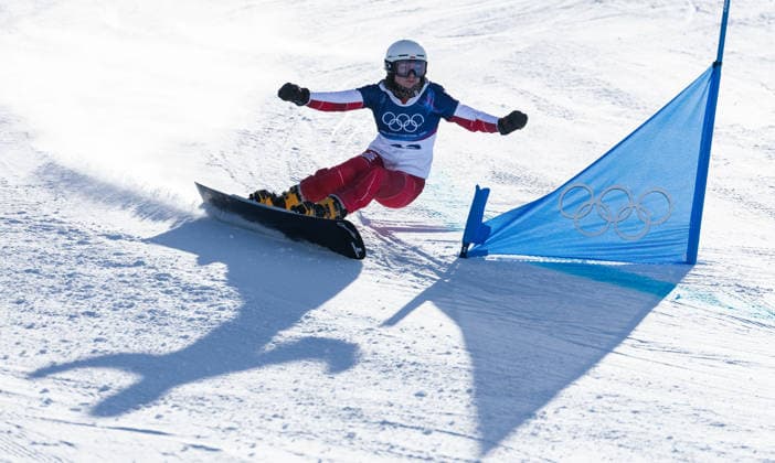 OLYMPICS - Winter Olympic Games, Olympische Spiele, Olympia, OS Milano Cortina 2026 LIVIGNO,ITALY,08.FEB.26 - OLYMPICS, SNOWBOARD - Winter Olympic Games Milano Cortina 2026, Parallel Giant Slalom, Maria Bukowska-Chyc (POL). qualification, women, men. Image shows  GEPAxpictures xWolfgangxGrebien