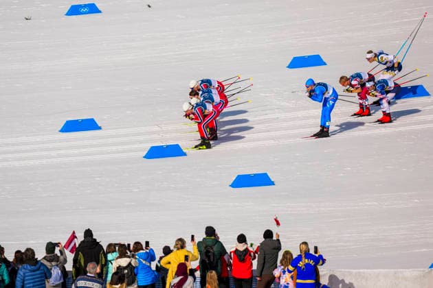 Winter Olympics in Milan Cortina 2026 Val di Fiemme, Italy 20260208. Martin Lowstrom Nyenget from Norway, Mattis Stenshagen from Norway, Harald ostberg Amundsen from Norway and Johannes Hosflot Klaebo from Norway during the men s cross-country 20 km Skiathlon at Lago di Tesero during the Winter Olympics in Milano Cortina 2026. Photo: Lise Aserud NTB Val di Fiemme Italy EDITORIAL USE ONLY. RESTRICTED USE FOR BETTING COMPANIES Ref:_SPOvnAyb-ZxtKA.jpg *** Winter Olympics in Milan Cortina 2026 Val di Fiemme, Italy 20260208 Martin Lowstrom Nyenget from Norway, Mattis Stenshagen from Norway, Harald ostberg Amundsen from Norway and Johannes Hosflot Klaebo from Norway during the men s cross country 20 km Skiathlon at Lago di Tesero during the Winter Olympics in Milano Cortina 2026 Photo Lise Aserud NTB Val di Fiemme Italy EDITORIAL USE ONLY RESTRICTED USE FOR BETTING COMPANIES  Copyright: xLisexAserudx xNTBx