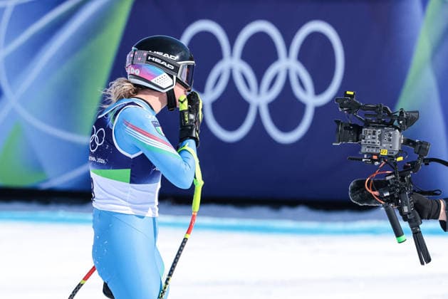 GIOCHI OLIMPICI - Olimpiadi Invernali Milano-Cortina 2026 - Alpine Skiing Women s Downhill Laura Pirovano (ITA) during the Olympic Winter games, Winterspiele,Spiele, Summer games Milano-Cortina 2026, Alpine Skiing Women s Downhill on February 08, 2026 at Tofane Alpine Skiing Centre in Cortina d Ampezzo, Italy Cortina D Ampezzo Italy  Copyright: xIPAxSport ABACAx