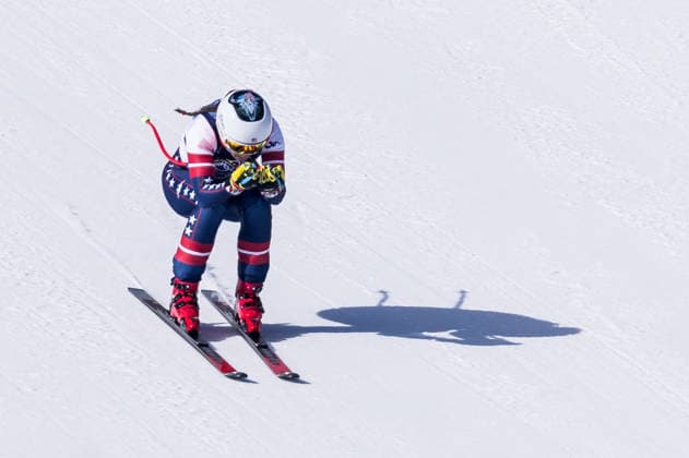 CORTINA, ITALY - FEBRUARY 8: Breezy Johnson (USA) during the Alpine Skiing Women™s Downhill at the Milano Cortina 2026 Olympics at Tofane Alpine Skiing Centre on day 3 of the Milano Cortina 2026 Olympics on February 8, 2026 in Cortina, Italy. Editorial use only. Venezia Italy Copyright: xSteffiexWunderlx