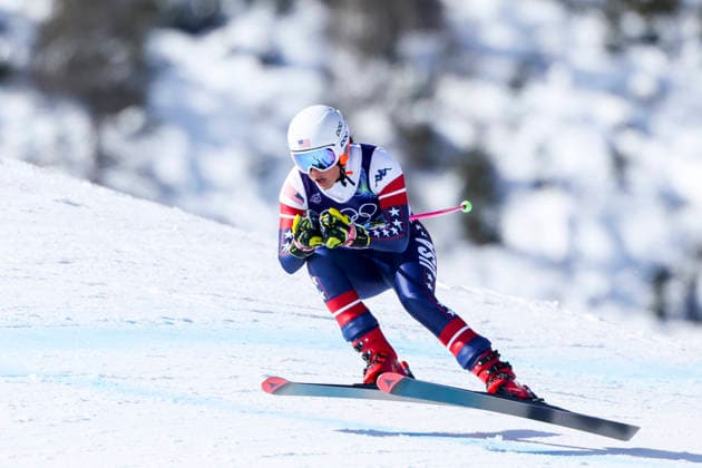 OLYMPICS - Winter Olympic Games, Olympische Spiele, Olympia, OS Milano Cortina 2026 CORTINA D AMPEZZO,ITALY,08.FEB.26 - OLYMPICS, ALPINE SKIING - Winter Olympic Games Milano Cortina 2026, downhill, women. Image shows Isabella Wright (USA).  GEPAxpictures xMaticxKlansek