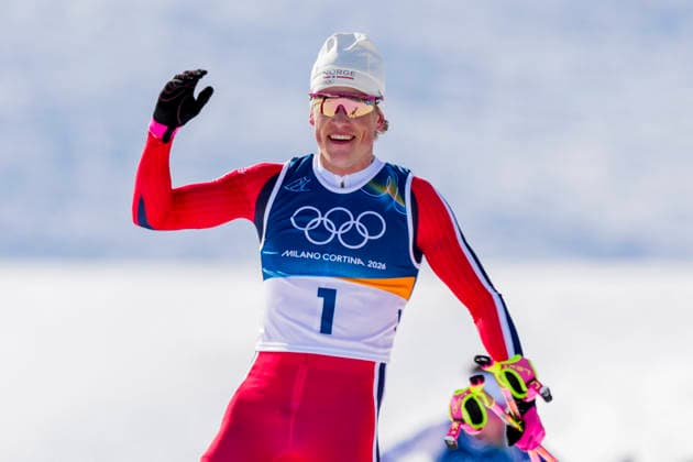 Winter Olympics in Milan Cortina 2026 Val di Fiemme, Italy 20260208. Johannes Hosflot Klaebo from Norway cheers during the men s cross-country 20 km Skiathlon at Lago di Tesero during the Winter Olympics in Milano Cortina 2026. Photo: Lise Aserud NTB Val di Fiemme Italy EDITORIAL USE ONLY. RESTRICTED USE FOR BETTING COMPANIES Ref:_SPOtUX1F9ufW7g.jpg *** Winter Olympics in Milan Cortina 2026 Val di Fiemme, Italy 20260208 Johannes Hosflot Klaebo from Norway cheers during the men s cross country 20 km Skiathlon at Lago di Tesero during the Winter Olympics in Milano Cortina 2026 Photo Lise Aserud NTB Val di Fiemme Italy EDITORIAL USE ONLY RESTRICTED USE FOR BETTING COMPANIES  Copyright: xLisexAserudx xNTBx