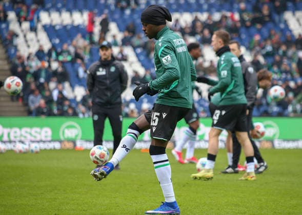 Germany Soccer 2 Bundesliga 2025 26, 21 Matchday Hannover 96 vs Holstein Kiel Heinz von Heiden Arena Stadion Hannover Noël Así ko Noel Aseko Hannover 96, 15 Hannover Copyright: xAymanxAlahmedx