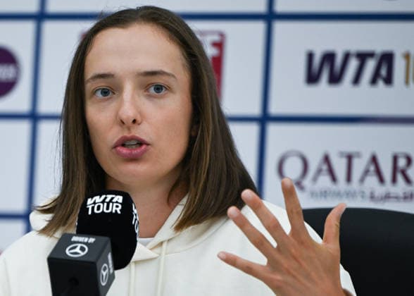 Tennis, WTA Tournament in Doha, Press conference