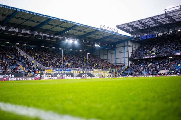 08 02 2026 Soccer, 2025 2026, 2 Bundesliga, 21 Matchday, DSC Arminia Bielefeld Eintracht Braunschweig Fans Braunschweig DFL REGULATIONS PROHIBIT ANY USE OF PHOTOGRAPHS AS IMAGE SEQUENCES AND OR QUASI VIDEO