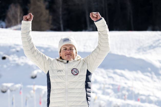 260208 Johannes Hosflot Klaebo of Norway celebrates on the podium after the men s 20 km cross-country skiing skiathlon during day 2 of the 2026 Winter Olympics on February 8, 2026 in Val di Fiemme. Photo: Maxim Thore BILDBYRAN kod MT MT0964 skidor cross-country skiing langrenn Olympic Games, Olympische Spiele, Olympia, OS olympics winter olympics os ol olympiska spel vinter-os olympiske leker milano cortina 2026 milan cortina 2026 milano cortina 2026 olympic games milano cortina 2026 winter olympic games milano cortina-os milano cortina-ol vinter-ol 2 bbeng herr skiathlon frankrike norge jubel *** 260208 Johannes Hosflot Klaebo of Norway celebrates on the podium after the men s 20 km cross country skiing skiathlon during day 2 of the 2026 Winter Olympics on February 8, 2026 in Val di Fiemme Photo Maxim Thore BILDBYRAN kod MT MT0964 skidor cross country skiing langrenn olympic games olympics winter olympics os ol olympiska spel vinter os olympiske leker milano cortina 2026 milan cortina 2026 milano cortina 2026 olympic games milano cortina 2026 winter olympic games milano cortina os milano cortina ol vinter ol 2 bbeng herr skiathlon frankrike norge jubel  Copyright: MAXIMxTHORE BB260208MT054