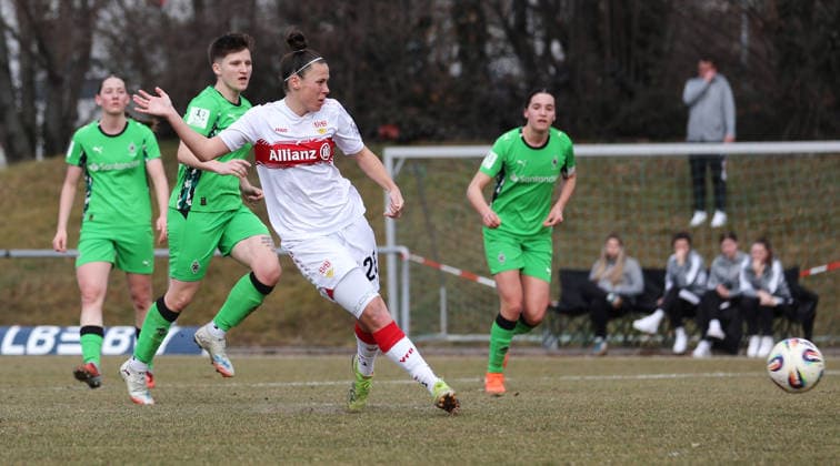 Football, Women, 2nd BL, VfB Stuttgart - Borussia Mönchengladbach