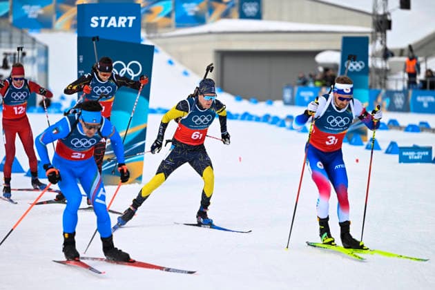 ANTERSELVA, ITALIEN 20260208 Sveriges Sebastian Samuelsson under mixedstafetten 4x6 km i skidskytte under vinter-OS i Anterselva, Italien. ANTERSELVA ITALIEN x10050x *** ANTERSELVA, ITALY 20260208 Swedens Sebastian Samuelsson during the mixed 4x6 km biathlon relay at the Winter Olympics in Anterselva, Italy ANTERSELVA ITALY x10050x  Copyright: xPontusxLundahl TTx OS 2026 SKIDSKYTTE