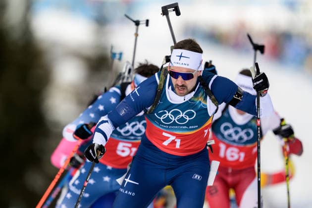260208 Olli Hiidensalo of Finland competes in biathlon mixed relay during day 2 of the 2026 Winter Olympics on February 8, 2026 in Anterselva. Photo: Mathias Bergeld BILDBYRAN kod MB MB1316 skidskytte biathlon skiskyting Olympic Games, Olympische Spiele, Olympia, OS olympics winter olympics os ol olympiska spel vinter-os olympiske leker milano cortina 2026 milan cortina 2026 milano cortina 2026 olympic games milano cortina 2026 winter olympic games milano cortina-os milano cortina-ol vinter-ol 2 bbeng mixed relay stafett mixedstafett *** 260208 Olli Hiidensalo of Finland competes in biathlon mixed relay during day 2 of the 2026 Winter Olympics on February 8, 2026 in Anterselva Photo Mathias Bergeld BILDBYRAN code MB MB1316 biathlon biathlon biathlon olympic games olympics olympics winter olympics os ol olympiska spel vinter os olympiske leker milano cortina 2026 milan cortina 2026 milano cortina 2026 olympic games milano cortina 2026 winter olympic games milano cortina os milano cortina ol vinter ol 2 bbeng mixed relay relay mixedstafett  Copyright: MATHIASxBERGELD BB260208MB019