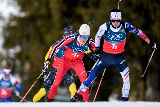 260208 Martin Uldal of Norway and Eric Perrot of France compete in biathlon mixed relay during day 2 of the 2026 Winter Olympics on February 8, 2026 in Anterselva. Photo: Mathias Bergeld BILDBYRAN kod MB MB1316 skidskytte biathlon skiskyting Olympic Games, Olympische Spiele, Olympia, OS olympics winter olympics os ol olympiska spel vinter-os olympiske leker milano cortina 2026 milan cortina 2026 milano cortina 2026 olympic games milano cortina 2026 winter olympic games milano cortina-os milano cortina-ol vinter-ol 2 bbeng mixed relay stafett mixedstafett norge frankrike *** 260208 Martin Uldal of Norway and Eric Perrot of France compete in biathlon mixed relay during day 2 of the 2026 Winter Olympics on February 8, 2026 in Anterselva Photo Mathias Bergeld BILDBYRAN code MB MB1316 biathlon biathlon biathlon olympic games olympics olympics winter olympics os ol olympiska spel vinter os olympiske leker milano cortina 2026 milan cortina 2026 milano cortina 2026 olympic games milano cortina 2026 winter olympic games milano cortina os milano cortina ol vinter ol 2 bbeng mixed relay relay norway france  Copyright: MATHIASxBERGELD BB260208MB021