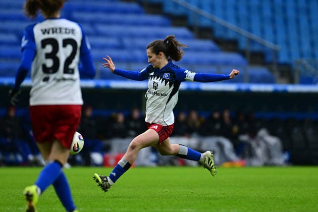 Soccer I Women I Season 2025 2026 I Bundesliga I 17 Matchday I Hamburger SV RB Leipzig I 08 02 2026 Pauline Annette Machtens 28, Hamburger SV Hamburg Volkspark, Volksparkstadion, Stadion, Volkspark Stadion Hamburg Germany Copyright: xLobeca FelixxSchlikisx