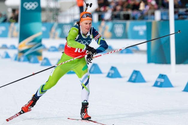 OLYMPICS - Winter Olympic Games, Olympische Spiele, Olympia, OS Milano Cortina 2026 ANTHOLZ,ITALY,08.FEB.26 - OLYMPICS, BIATHLON - Winter Olympic Games Milano Cortina 2026, mixed relay, 4x6km. Image shows Anton Vidmar (SLO)  GEPAxpictures xMatthiasxTrinkl