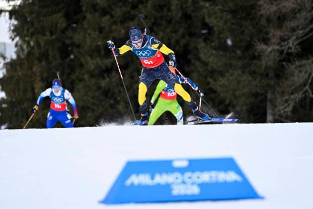 ANTERSELVA, ITALY 20260208 Sweden s Sebastian Samuelsson during the mixed relay 4x6 km in biathlon during the Winter Olympics in Anterselva, Italy. ANTERSELVA ITALY x10050x *** ANTERSELVA, ITALY 20260208 Swedens Sebastian Samuelsson during the mixed relay 4x6 km in biathlon during the Winter Olympics in Anterselva, Italy ANTERSELVA ITALY x10050x  Copyright: xPontusxLundahl TTx 2026 OLYMPICS BIKASTING