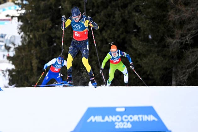 ANTERSELVA, ITALIEN 20260208 Sveriges Sebastian Samuelsson under mixedstafetten 4x6 km i skidskytte under vinter-OS i Anterselva, Italien. ANTERSELVA ITALIEN x10050x *** ANTERSELVA, ITALY 20260208 Swedens Sebastian Samuelsson during the mixed 4x6 km biathlon relay at the Winter Olympics in Anterselva, Italy ANTERSELVA ITALY x10050x  Copyright: xPontusxLundahl TTx OS 2026 SKIDSKYTTE