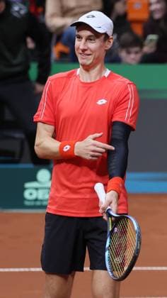 Belgian Joran Vliegen pictured during a doubles tennis match between Bulgarian Donski Nesterov and Belgian Gille Vliegen, match 3 of the qualifier of the Davis Cup on Sunday 08 February 2026, in Plovdiv, Bulgaria. Belgium will compete this weekend in the Davis Cup qualifiers against Bulgaria. BENOITxDOPPAGNE  x161949408x