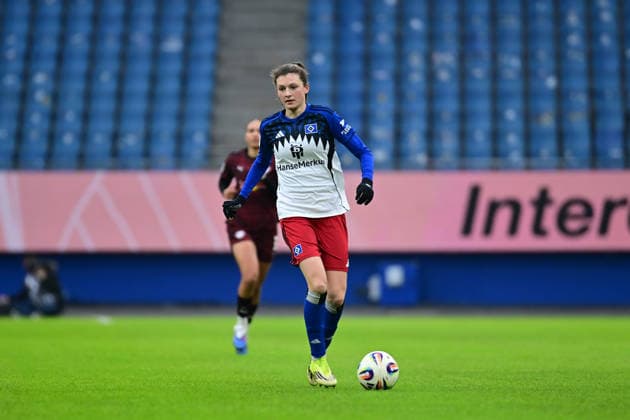 Soccer I Women I Season 2025 2026 I Bundesliga I 17 Matchday I Hamburger SV RB Leipzig I 08 02 2026 Lotta Wrede 32, Hamburger SV Hamburg Volkspark, Volksparkstadion, Stadion, Volkspark Stadion Hamburg Germany Copyright: xLobeca FelixxSchlikisx