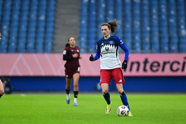 Soccer I Women I Season 2025 2026 I Bundesliga I 17 Matchday I Hamburger SV RB Leipzig I 08 02 2026 Lotta Wrede 32, Hamburger SV Hamburg Volkspark, Volksparkstadion, Stadion, Volkspark Stadion Hamburg Germany Copyright: xLobeca FelixxSchlikisx