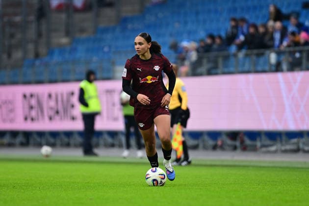 Soccer I Women I Season 2025 2026 I Bundesliga I 17 Matchday I Hamburger SV RB Leipzig I 08 02 2026 Lisa Baum 11, RB Leipzig Hamburg Volkspark, Volksparkstadion, Stadium, Volkspark Stadion Hamburg Germany Copyright: xLobeca FelixxSchlikisx
