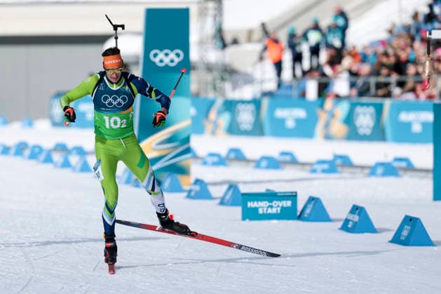 OLYMPICS - Winter Olympic Games, Olympische Spiele, Olympia, OS Milano Cortina 2026 ANTHOLZ,ITALY,08.FEB.26 - OLYMPICS, BIATHLON - Winter Olympic Games Milano Cortina 2026, mixed relay, 4x6km. Image shows Lovro Planko (SLO)  GEPAxpictures xMatthiasxTrinkl