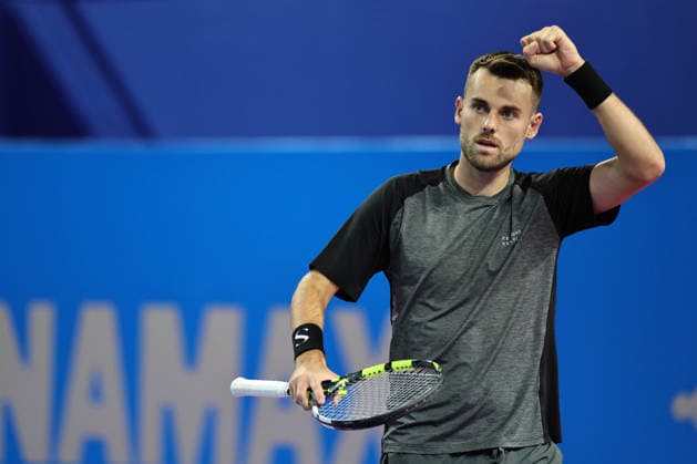 TENNIS : Finale Open Occitanie ATP, Tennis Herren 250 - 08 02 2026 Theo ARRIBAGE (FRA) lors de la finale doubles du tournoi Open Occitanie ATP 250 a la Sud de France Arena de Montpellier, le 8 fevrier 2026. MontpellierFrance  Copyright: xValentinaxClaretx