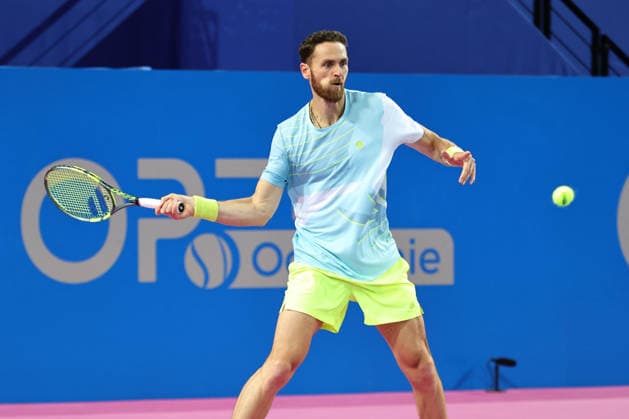 TENNIS : Finale Open Occitanie ATP, Tennis Herren 250 - 08 02 2026 Albano OLIVETTI (FRA) lors de la finale doubles du tournoi Open Occitanie ATP 250 a la Sud de France Arena de Montpellier, le 8 fevrier 2026. MontpellierFrance  Copyright: xValentinaxClaretx