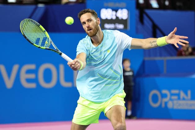 TENNIS : Finale Open Occitanie ATP, Tennis Herren 250 - 08 02 2026 Albano OLIVETTI (FRA) lors de la finale doubles du tournoi Open Occitanie ATP 250 a la Sud de France Arena de Montpellier, le 8 fevrier 2026. MontpellierFrance  Copyright: xValentinaxClaretx