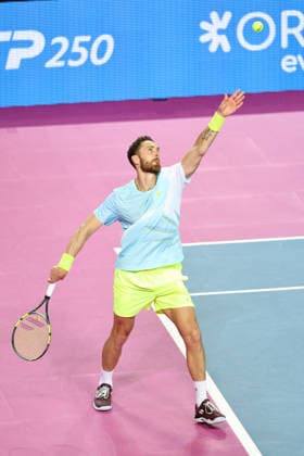 TENNIS : Finale Open Occitanie ATP, Tennis Herren 250 - 08 02 2026 Albano OLIVETTI (FRA) lors de la finale doubles du tournoi Open Occitanie ATP 250 a la Sud de France Arena de Montpellier, le 8 fevrier 2026. MontpellierFrance  Copyright: xValentinaxClaretx