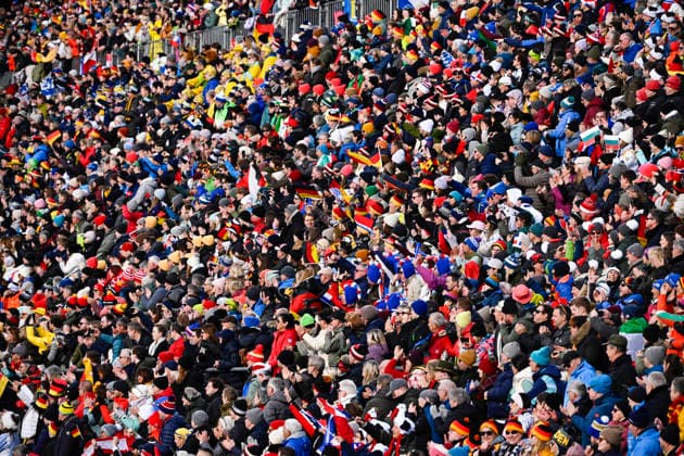 LKS 20260208 Spectators during the biathlon mixed relay 4x6 km event at the Milano Cortina Winter Olympics in Antholz-Anterselva on February 8, 2026. - RONI REKOMAA Anterselva di Sopra Italy Xk5qP3y-rfU  Copyright: xRonixRekomaax Xk5qP3y-rfU
