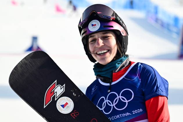 XXV Winter Olympic Games, Olympische Spiele, Olympia, OS Snowboarding - Women s Parallel Giant Slalom,Finals, February 8, 2026, Livigno. Zuzana Maderova from Czechia won the race. (CTKxPhoto DavidxTanecek) CTKPhotoP2026020804063  CTKPhotoP2026020804063