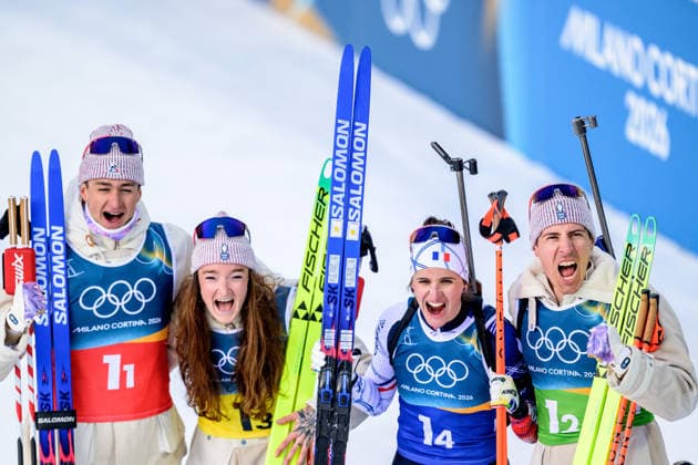 Milano Cortina 2026, biathlon, mixed, relay 4x6 km, France is the Olympic champion