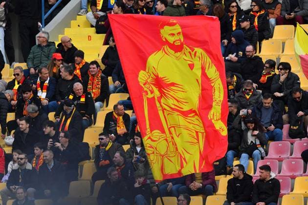 US Lecce fans during the Serie A Enilive soccer matchday 24 between US Lecce and Udinese Calcio at the Via del Mare Stadium in Lecce, Italy, Sunday, February 08, 2026. (Credit Image: Giovanni Evangelista LaPresse)  Copyright: xGiovannixEvangelista LaPressex